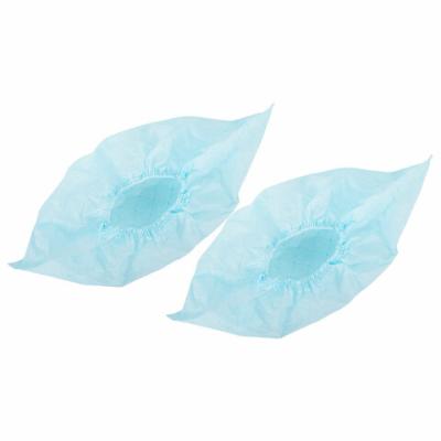 Бахилы низкие с двойной подошвой (спандбонд пл.25 + спанбонд ламинир.пл.40 голуб) нестер Гекса №25