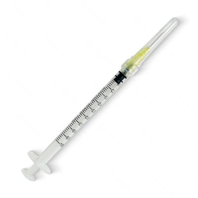 Шприц 1 мл 3-х комп. с надетой иглой Luer Lock 30G 0,3*13 /Medical/Китай/100