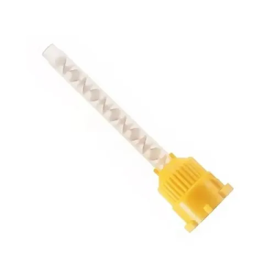 15. Насадки для смешивания Mixing Tips, 70мм (50шт.смеш.+25шт интраорал.), цвет желтый/ Spident