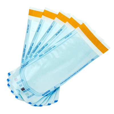 Пакет комбинированный самоклеящийся Стерит 100*200 мм. Винар/ Россия