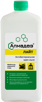 Мыло антибактериальное Алмадез-Лайт 1л (крышка) /10/