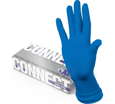 Перчатки латекс. нестер. неопудр. смотровые L High Risk 25 пар/упак. /Connect/250