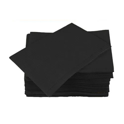 15. Салфетки нагрудн. д/пациентов Premium 2-х сл. черные, 500шт/уп/ Euronda