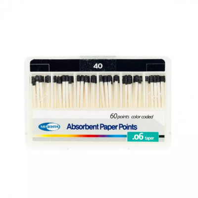 15. Штифты бумажные 06 №40, 60 шт/уп/ Медента