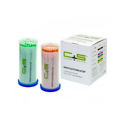 15. Аппликатор Regular (зеленый,оранжевый) 100шт/уп/ Clean+Safe