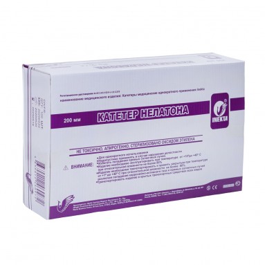 Катетер уролог. Нелатона стер. жен. CH-18 20 см. /Inekta