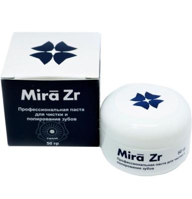 Паста стом. шлифовальная без фтора, банка 50г, Mira Zr / Kagayaki
