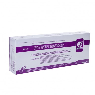 Катетер уролог. Нелатона стер. муж. CH-18 40 см. /Inekta