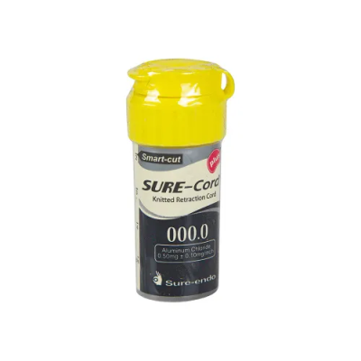 15. Нить ретракционная Sure-cord plus №000.0 с пропиткой (СуреКорд)/ SURE-ENDO