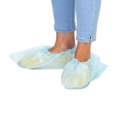 Бахилы низкие (на резинке спандбонд пл. 20 голуб) нестер Гекса/560