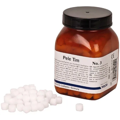 Пеле Тим №3 (Pele Tim) - шарики средние, поролоновые d=8мм, арт. 2254, 500 шт./ VOCO