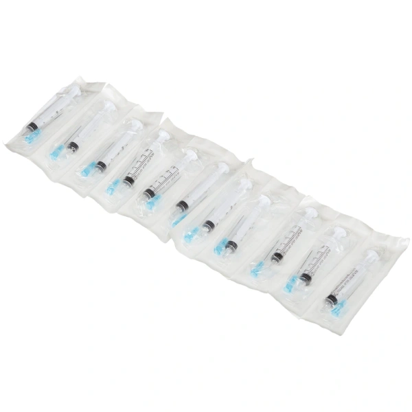 Шприц 2 мл 3-х комп. с прилож. иглой 23G 0,6*30 Medic-O-Planet/ Германия/2800 (Н)