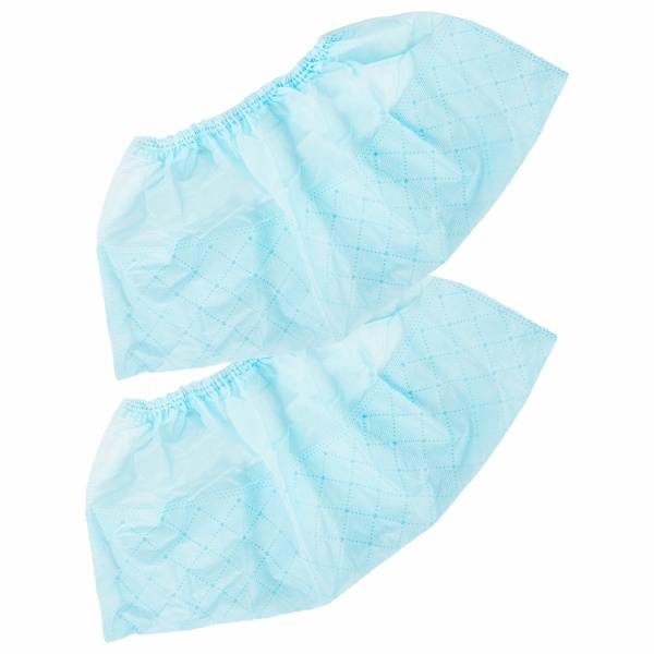 Бахилы низкие с двойной подошвой (спандбонд пл.25 + спанбонд ламинир.пл.40 голуб) нестер Гекса №25